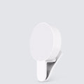 White selfie fill light with 9 LED beads and three-level dimming for mobile phone