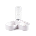 White automatic cat water fountain with 2.8 litre capacity and four flow mode settings