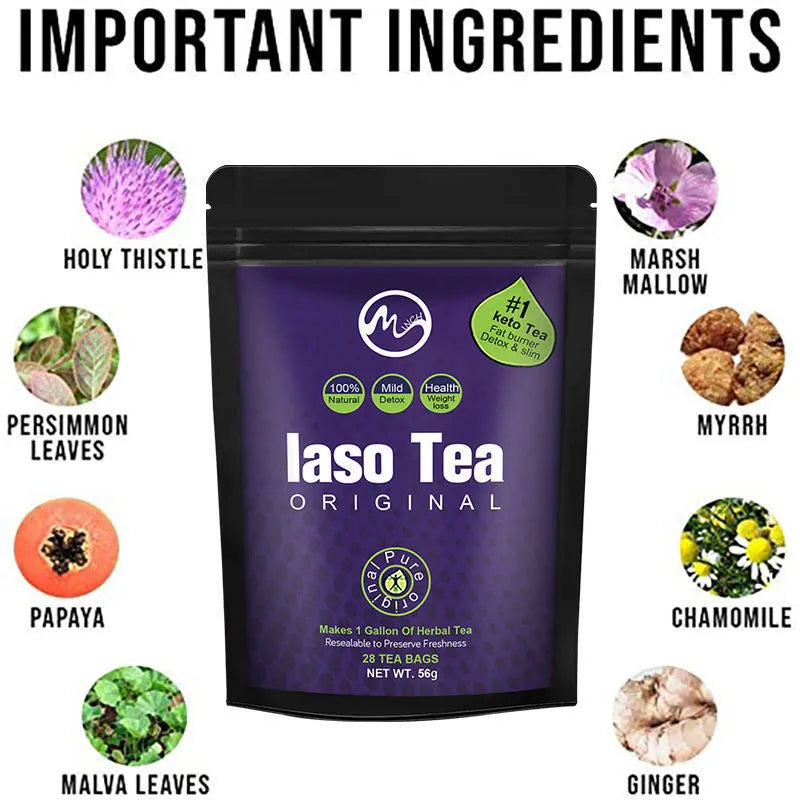 Single bag of sugar-free Instant Slimming Tea with cold soaking preparation