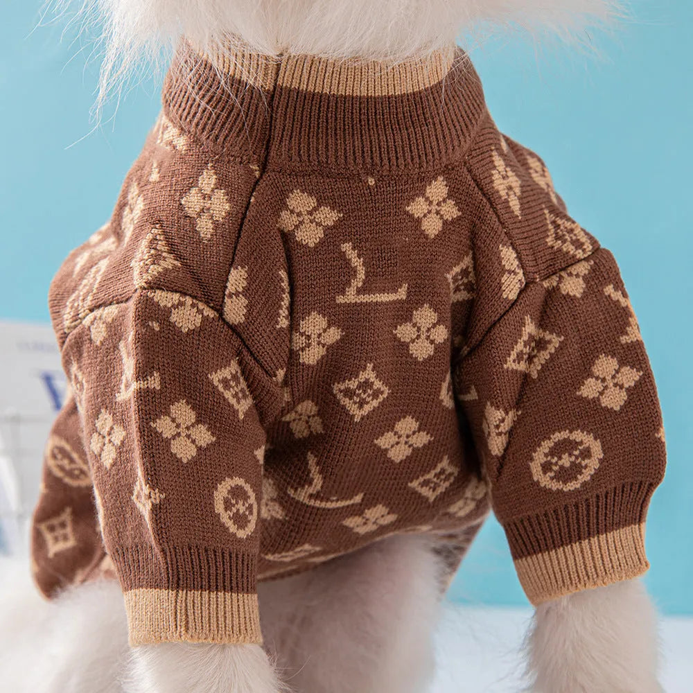 Wool dog sweater in European style available sizes XS to XXL