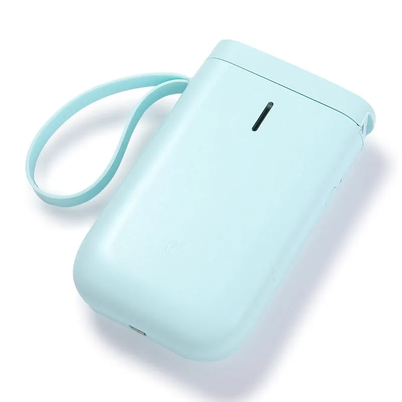 Compact Bluetooth thermal label printer with rechargeable battery for home and office use