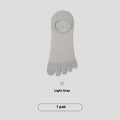 Men's five-finger invisible socks in modal fabric showing colour options