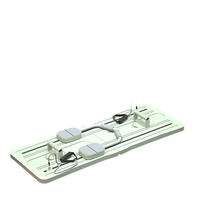Foldable PP plastic flat support trainer belly panel for abdominal workouts in purple colour