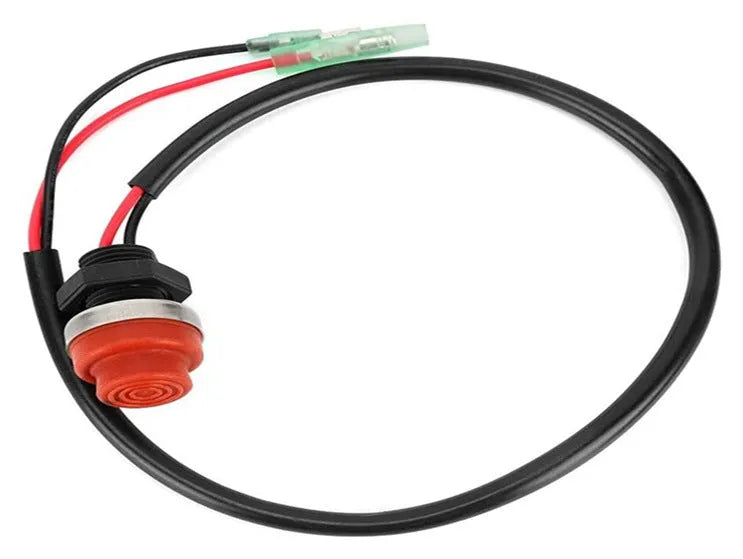YAMAHA plastic rope-style engine kill switch with a coiled safety lanyard.