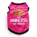 Cotton puppy vest for spring and summer in casual style with multiple colour options