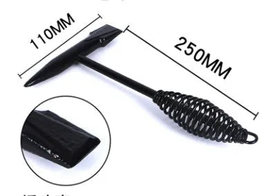 Electric welding slag hammer with spring handle for rust removal and metal maintenance