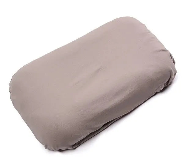 Portable cotton baby nest crib measuring 75x45cm with PP cotton filler in beige colour