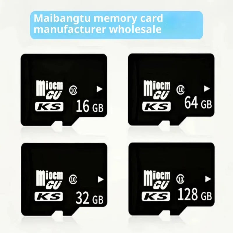 32GB C10 high-speed TF memory card in black for phone camera and driving recorder