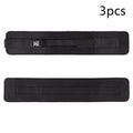 Black and pink weight-bearing hip bridge training belt for fitness and yoga