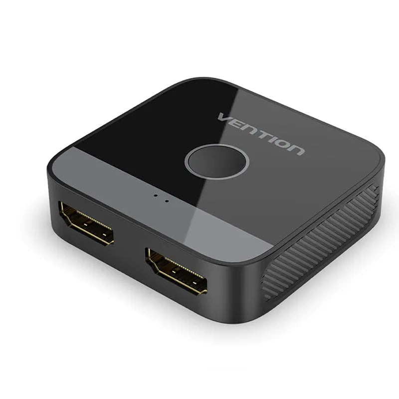 Alloy HDMI cable separator for computer television connections in black or grey