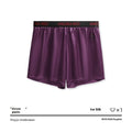 Men's solid colour boxer briefs in black, shown with mid waist design.