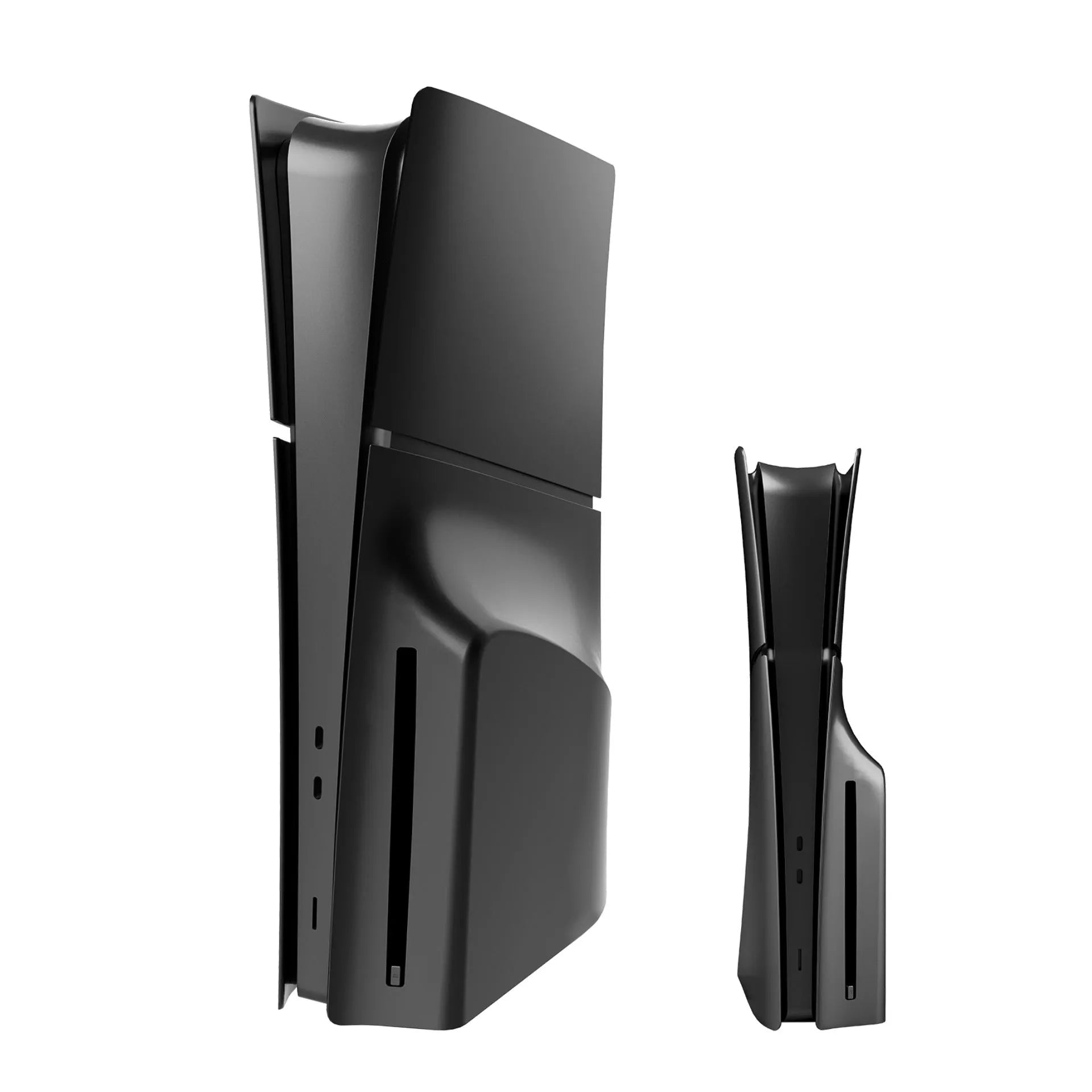 PS5 Slim protective shell replacement cover in ABS plastic showing four-piece design