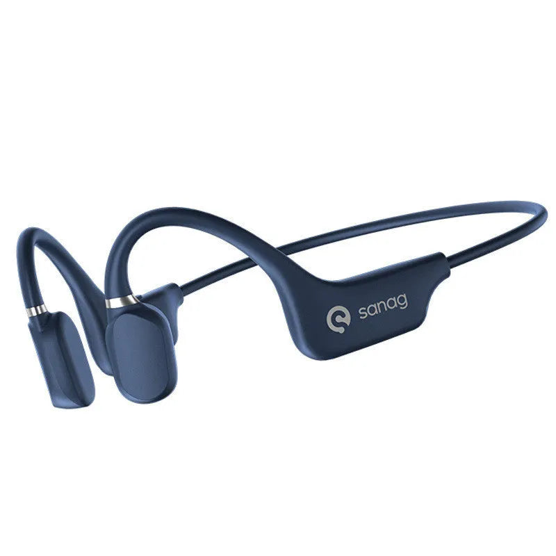 Bone conduction Bluetooth sports headset with wireless neckband in multiple colour options
