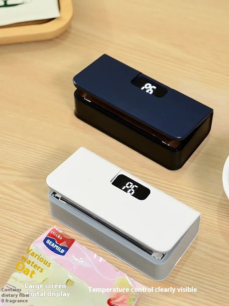 Blue and white portable mini handheld heat sealing machine for plastic bags