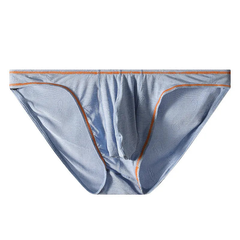 Men's modal fabric ice silk underwear with butt-lift design in five colour options
