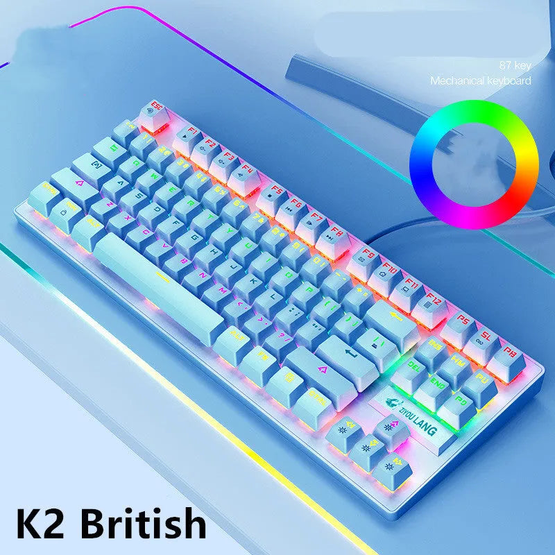Mechanical gaming keyboard in ABS material with mechanical axis, available in multiple colours