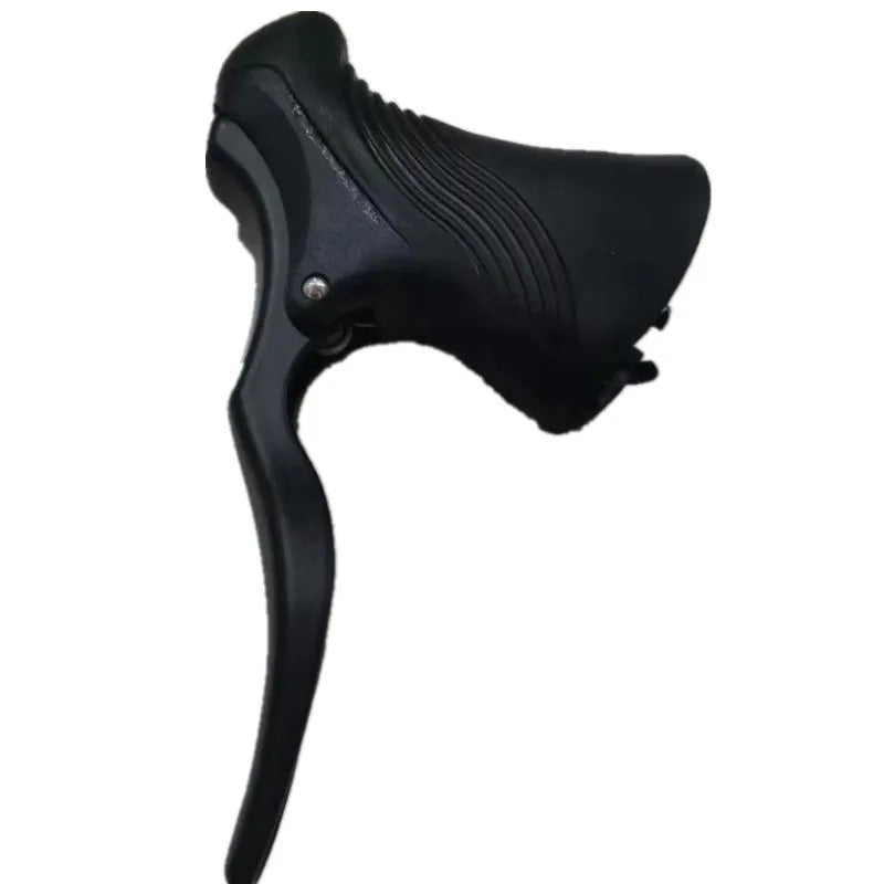 Aluminium alloy road bicycle brake handles in black or black silver for 22.2mm 23.8mm handlebars