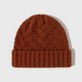 Wool knitted women's hat with dome crown in one of six colours on display