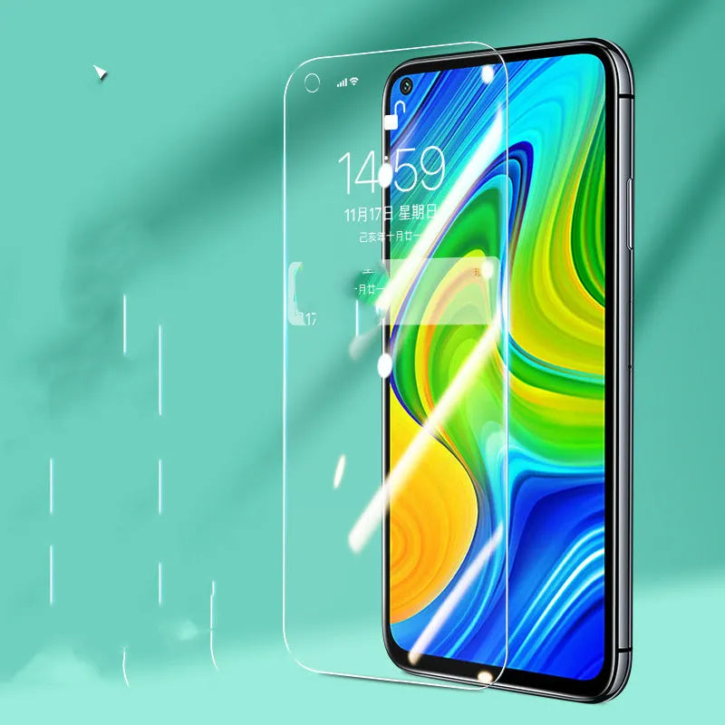 Tempered glass screen protector for Xiaomi and Redmi phones with anti-scratch anti-fingerprint properties