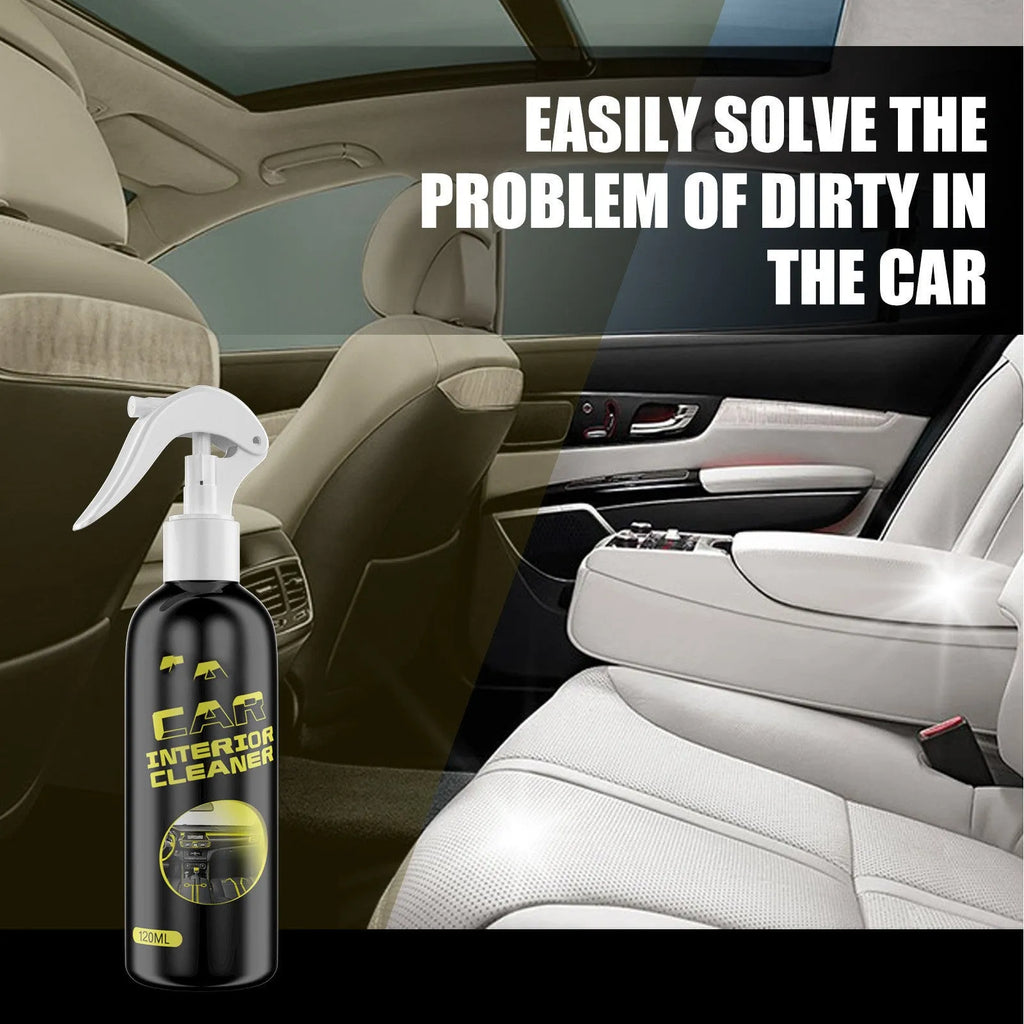 120ml car interior renovation cleaner bottle for leather and plastic dashboard surfaces