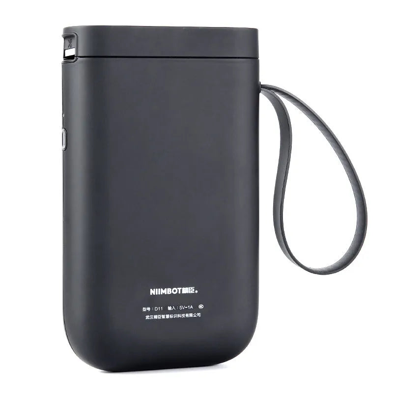 Compact Bluetooth thermal label printer with rechargeable battery for home and office use