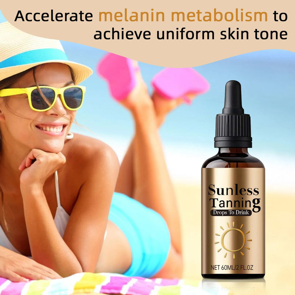 Black 60ml bottle of oral drops for outdoor skin treatment and family first aid