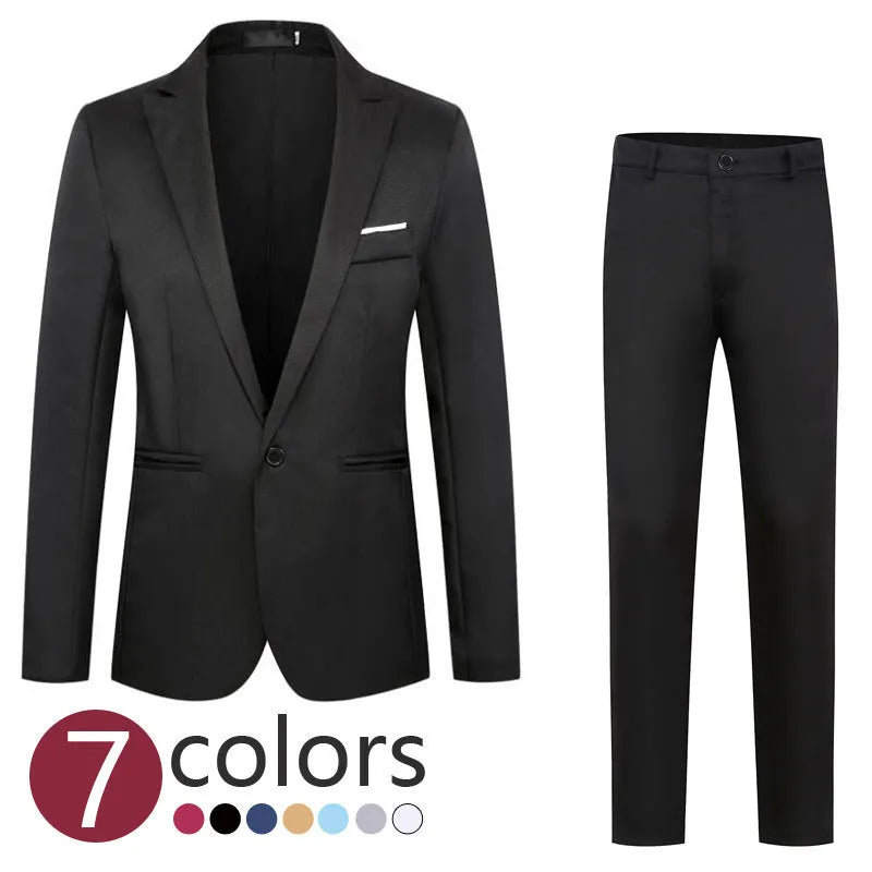 Men's loose fit wedding suit jacket in various colours with Asian sizing options