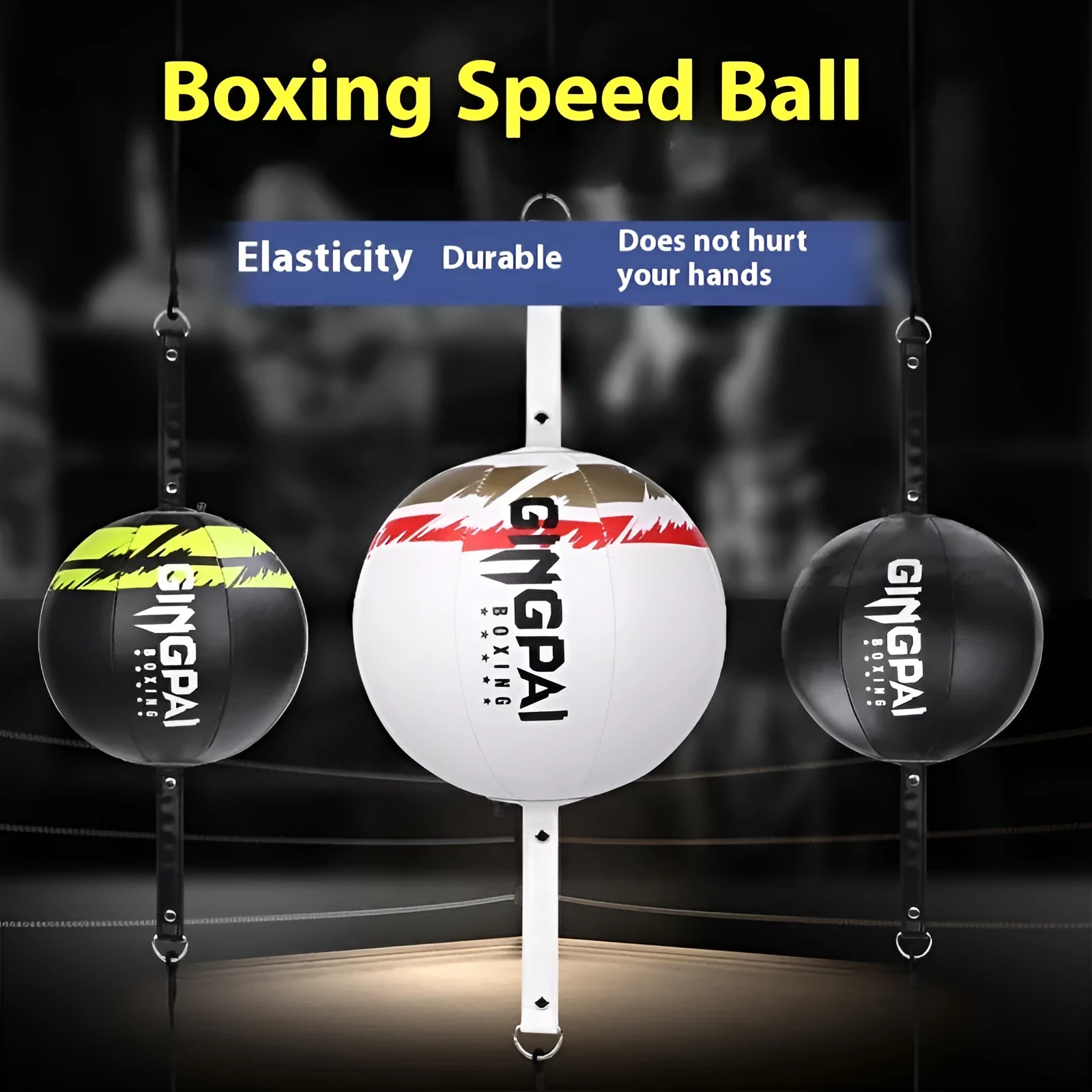 Hanging boxing speed ball training equipment for reaction and dodge practice