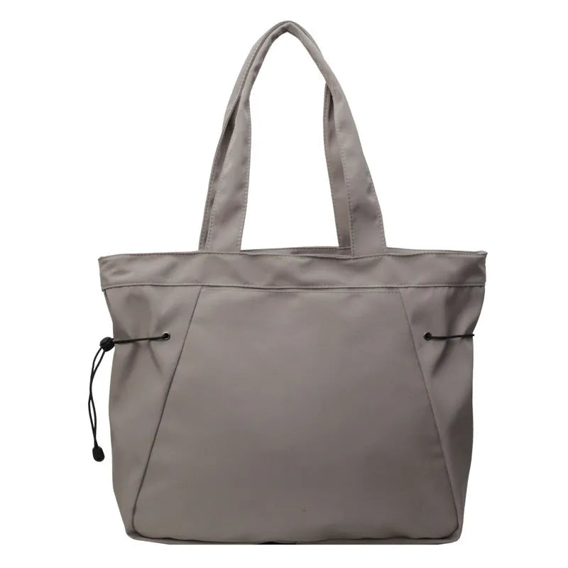 Soft Oxford cloth folding tote bag in street trend style with shoulder strap