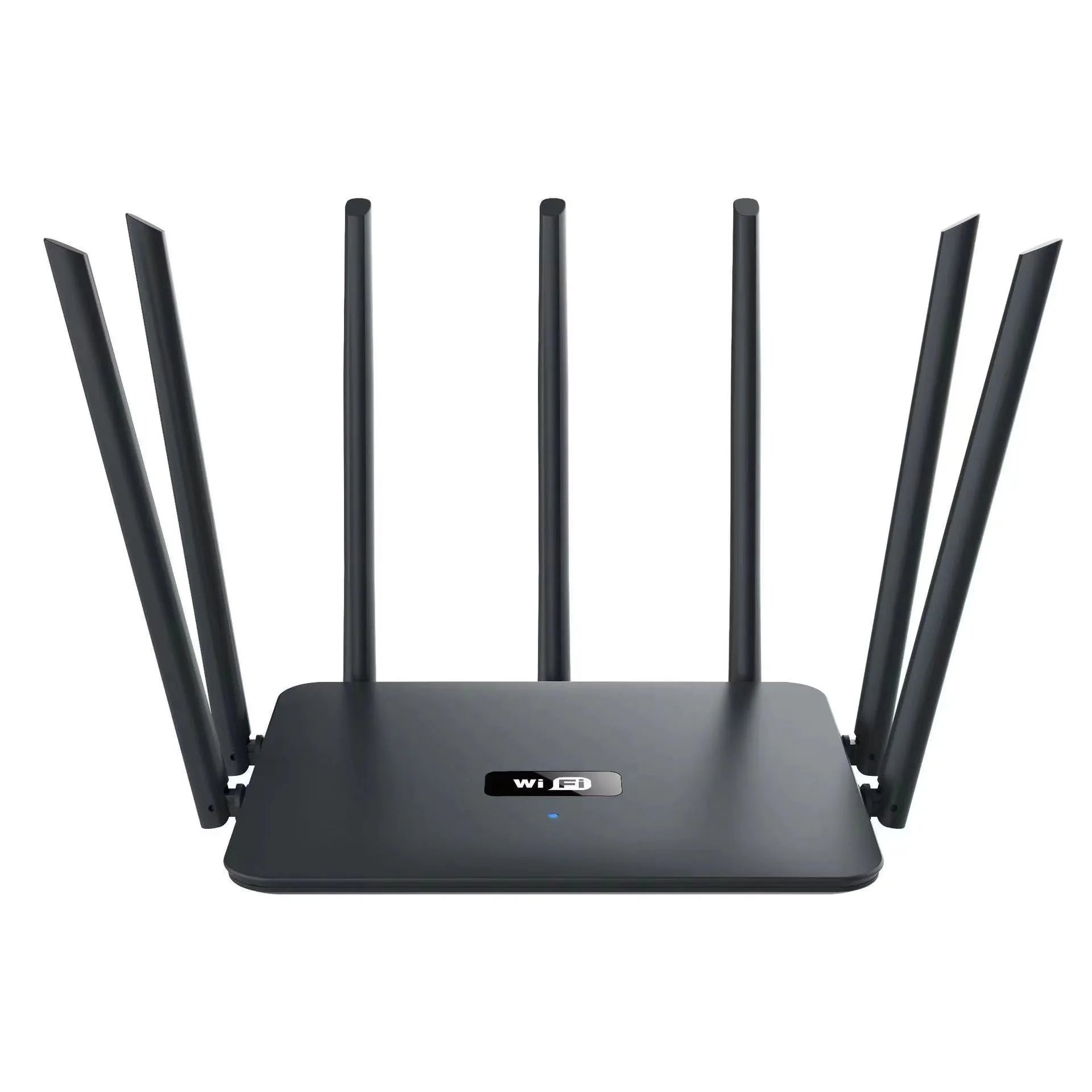 Dual-frequency 5G Gigabit router in white or black with wall-through coverage for whole-home WiFi