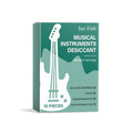 A single sealed pack of desiccant for musical instrument humidity control.