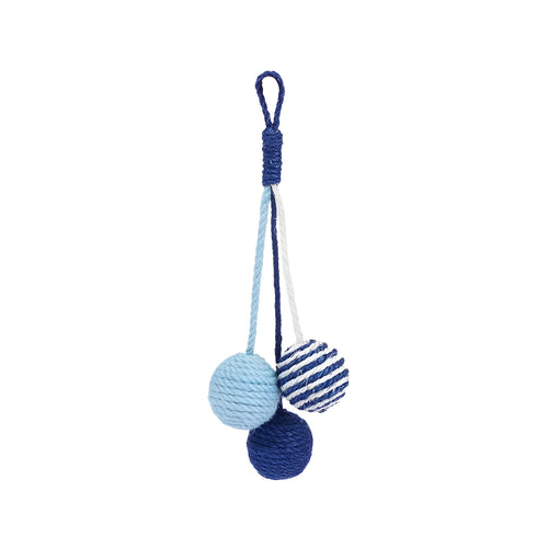 Cat toy set with four different interactive toys including teaser stick and catnip balls