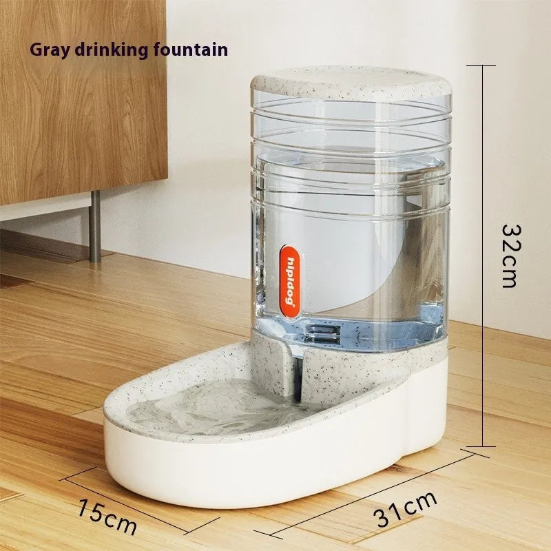 Large 3.8 litre automatic pet water fountain in blue for cats and dogs