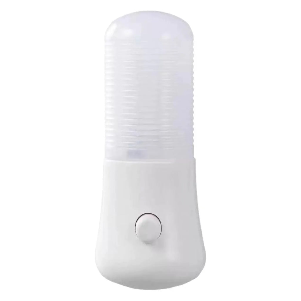 Minimalist plug-in bedside night light with American socket and dual-colour switch