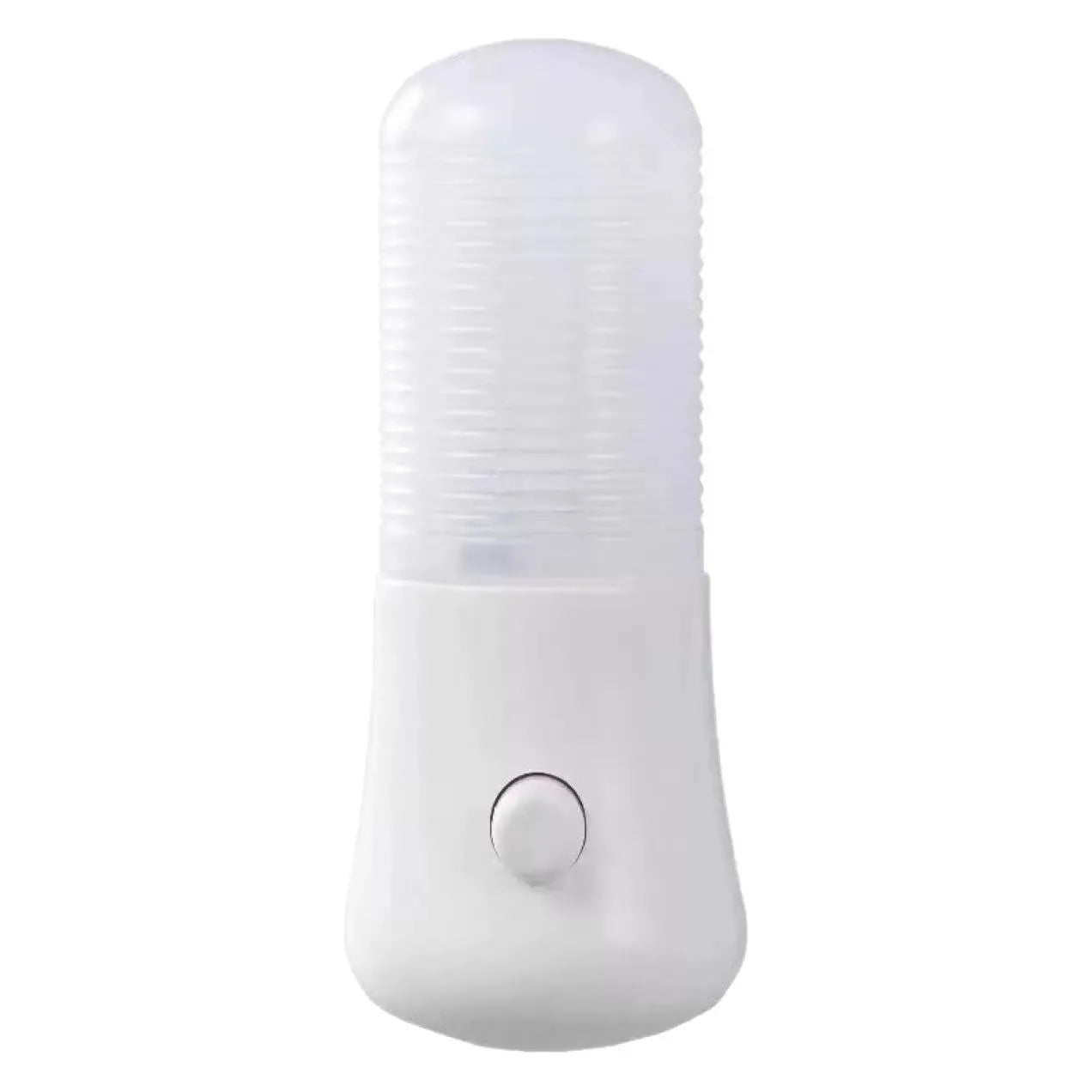 Minimalist plug-in bedside night light with American socket and dual-colour switch