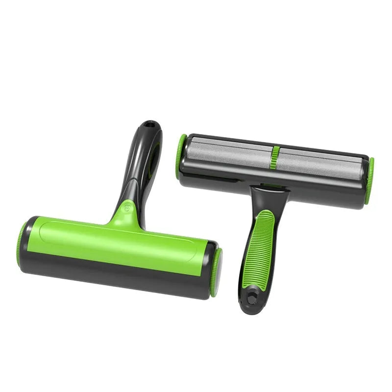 Automatic pet sofa lint roller with sticky brush for removing hair from upholstery