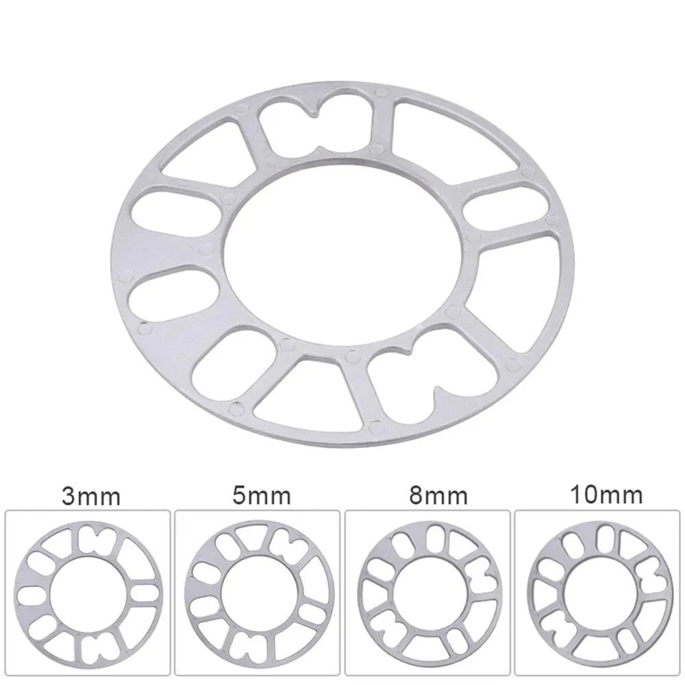Automotive wheel hub spacer gasket for vehicle modification in multiple thickness options