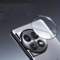 Tempered glass lens protector with black AR ring for OnePlus 12, Find N3, and OnePlus 11 smartphones