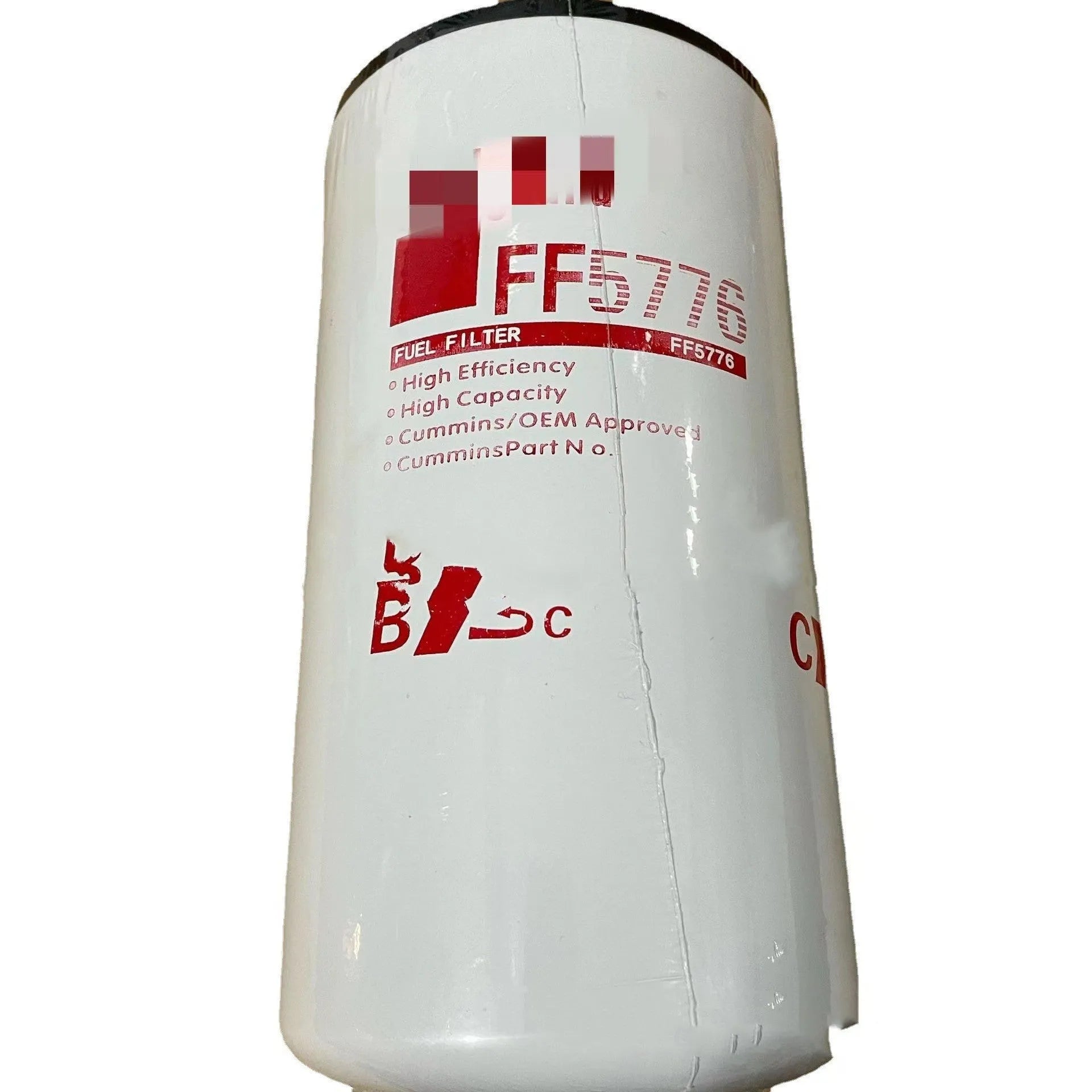 FF5776 metal diesel filter element for automobile engine oil filtration with 2mm ports