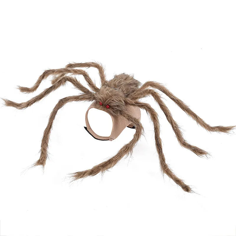 Halloween spider costume for pets in multiple colour options