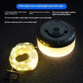 Rechargeable outdoor LED string light with 30 beads along 8 metres cable