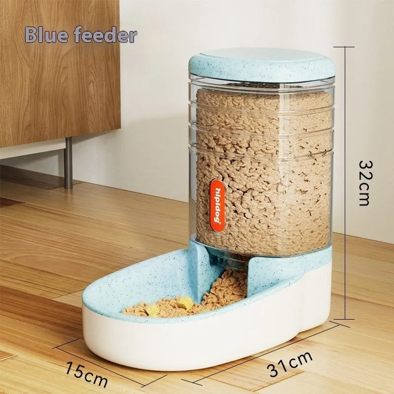 Large 3.8 litre automatic pet water fountain in blue for cats and dogs