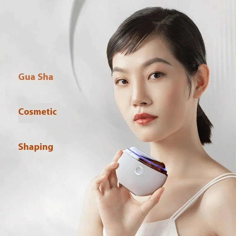 Household electric scraping photon IPL beauty device in 2004 colour with Type-C charging interface