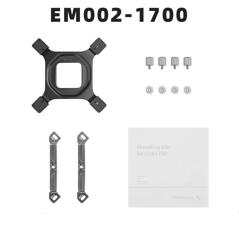 1700 CPU radiator mounting bracket fastener kit for Intel 12th generation LGA1700 socket with cleaning alcohol bag