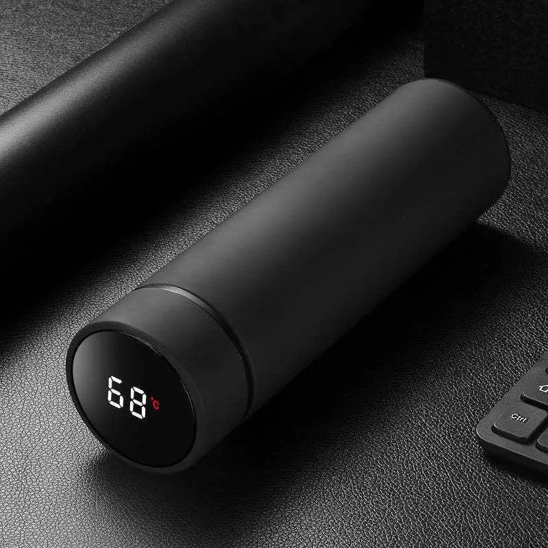 450ml stainless steel vacuum insulated water bottle in straight cup style with arrow mouth