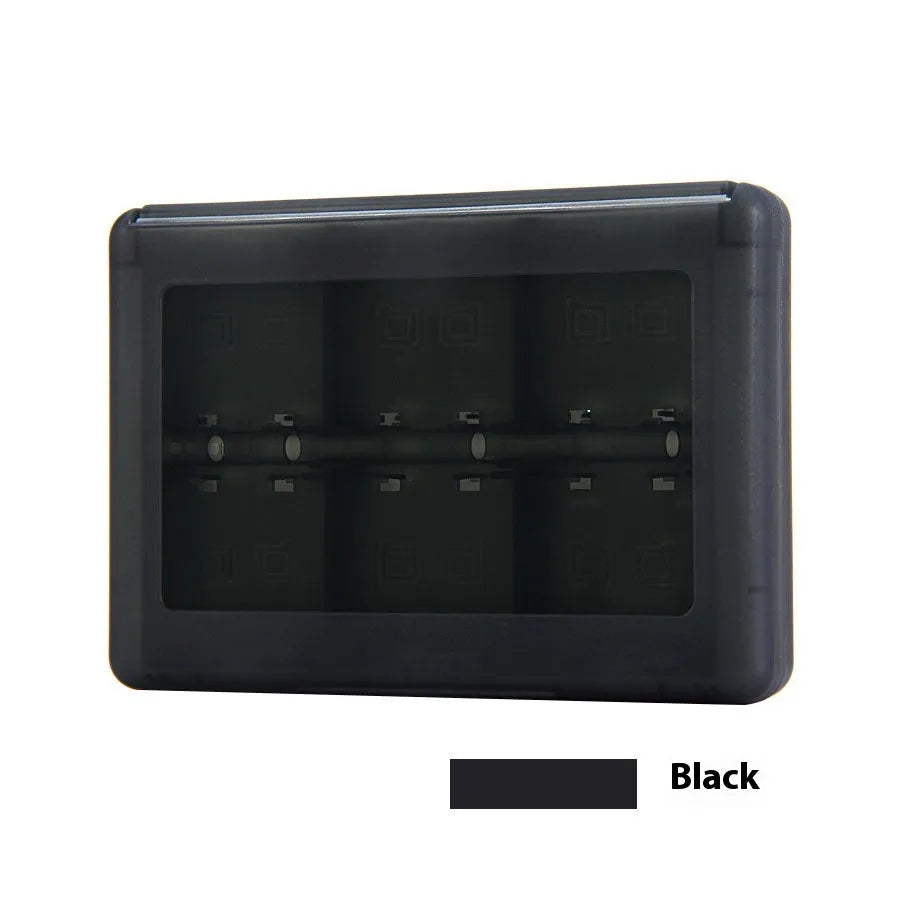 NDS 3DS game card storage box holding multiple game cartridges