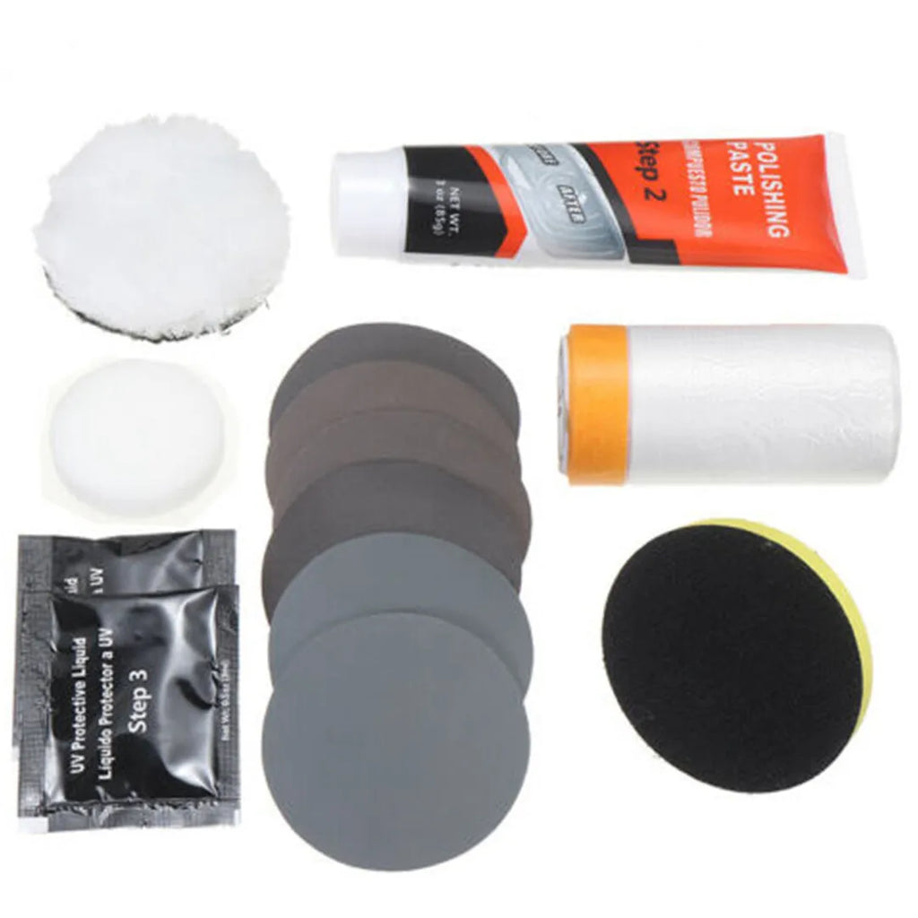 Carbon steel headlight repair tool for vehicle maintenance, model style 10753.