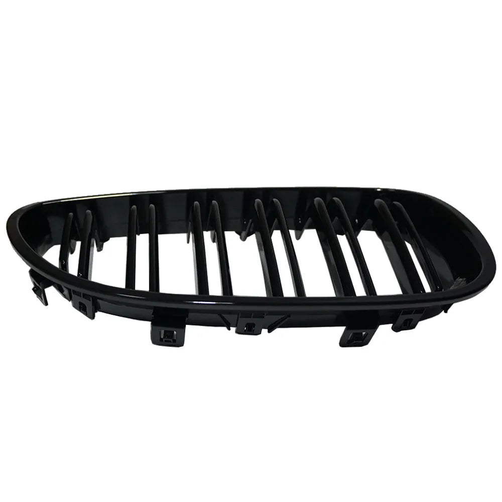 BMW 5-Series E60 E66 carbon fibre pattern front grille pair for 2004-2009 models