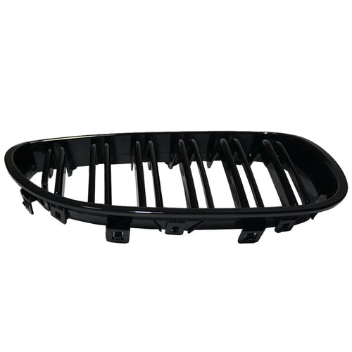 BMW 5-Series E60 E66 carbon fibre pattern front grille pair for 2004-2009 models