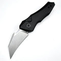 Outdoor folding pocket knife showing 150mm length with black/grey/green colour options
